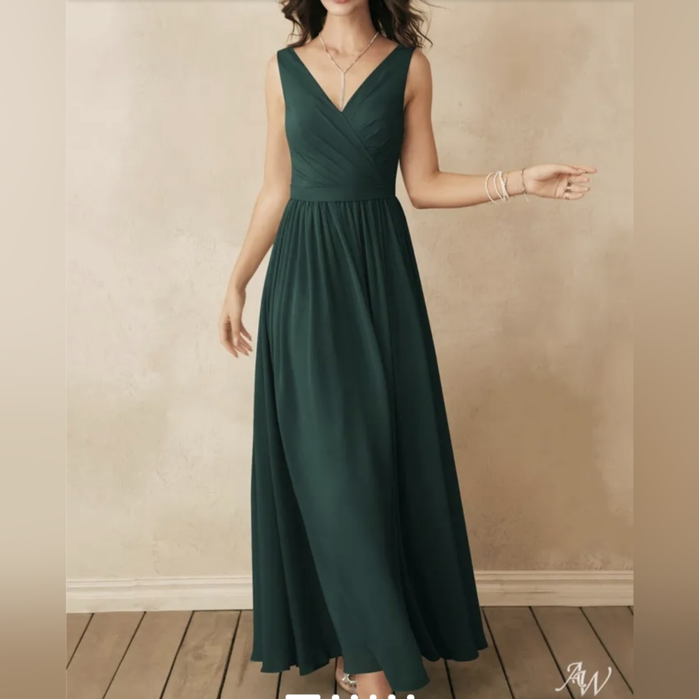 AW Gwyneth Bridesmaid Prom Formal Special Occasion Wedding Guest Dress, 6, Green - Picture 1 of 6